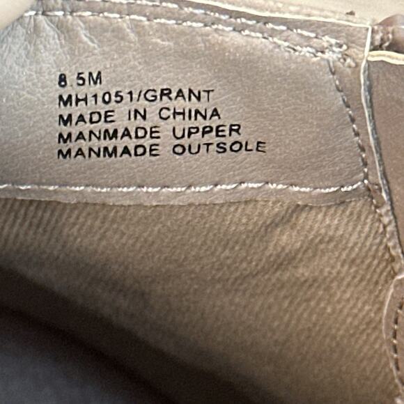 MIA Women’s 8.5 Sand Beige Anatomic Contoured Footed Wedge Ankle Boots EUC - Picture 9 of 10